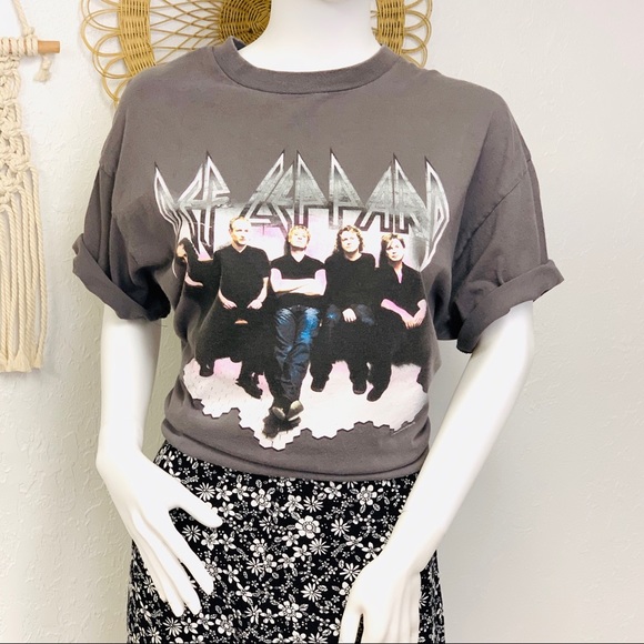Vintage Tops - Vintage | Def Leppard Euphoria Tour Band T-shirt